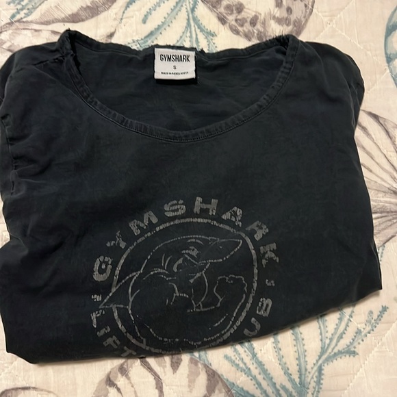Gymshark women’s black crop top size small - Picture 2 of 2